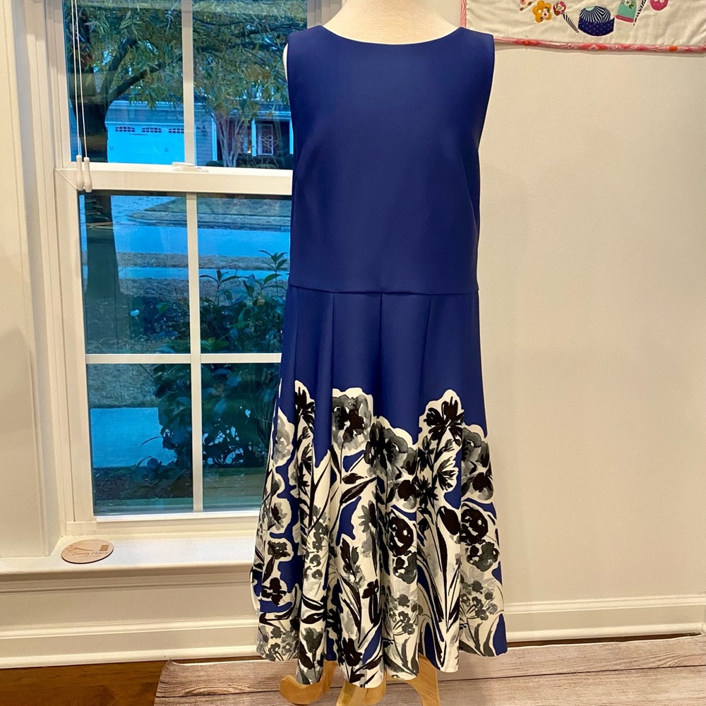 Donna Karan fit and flare sleeveless dress- Size 10